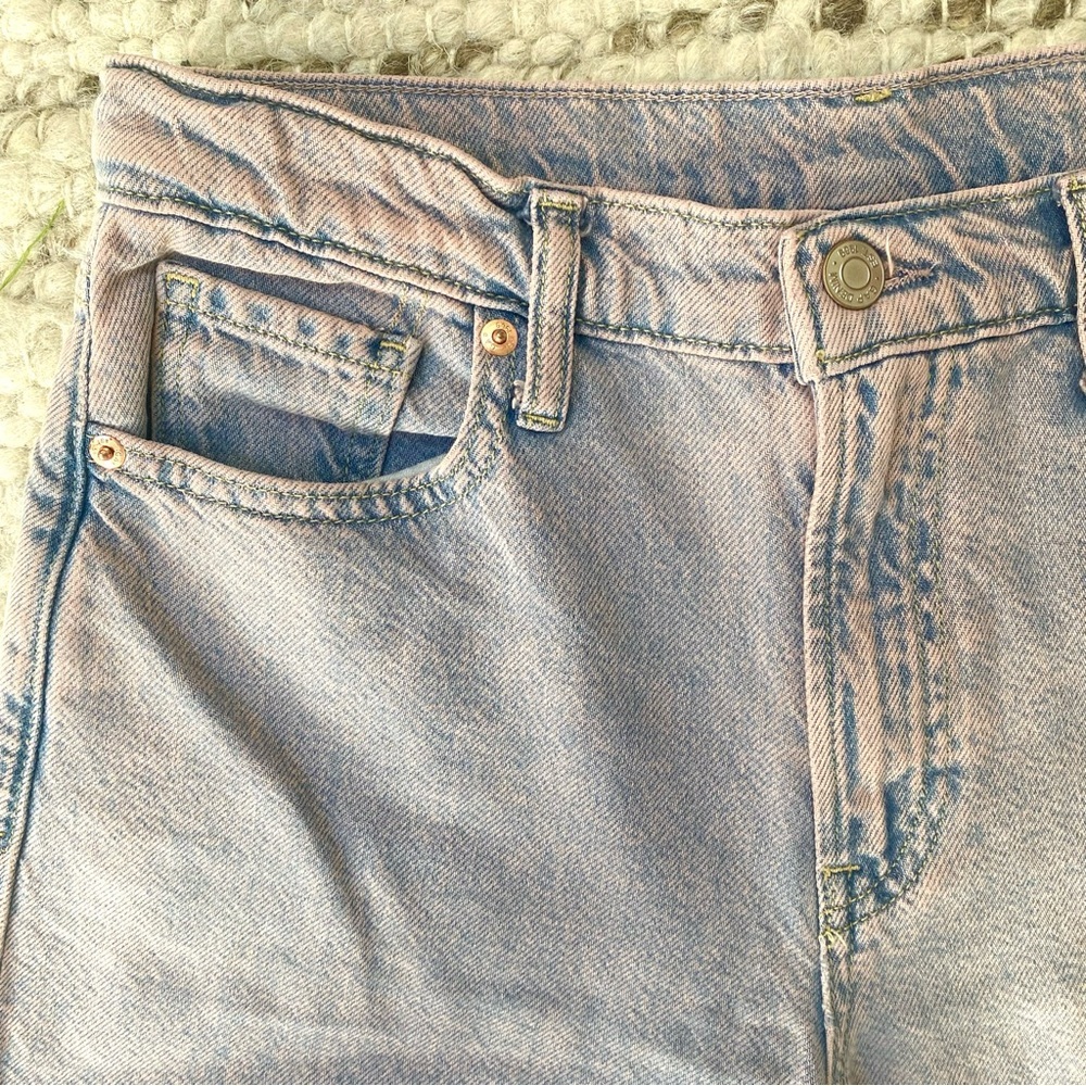 GAP Baggy Mid Rise Ultrasoft Jeans in Cloud Wash, Sz 26 Reg NWOT - Picture 5 of 9